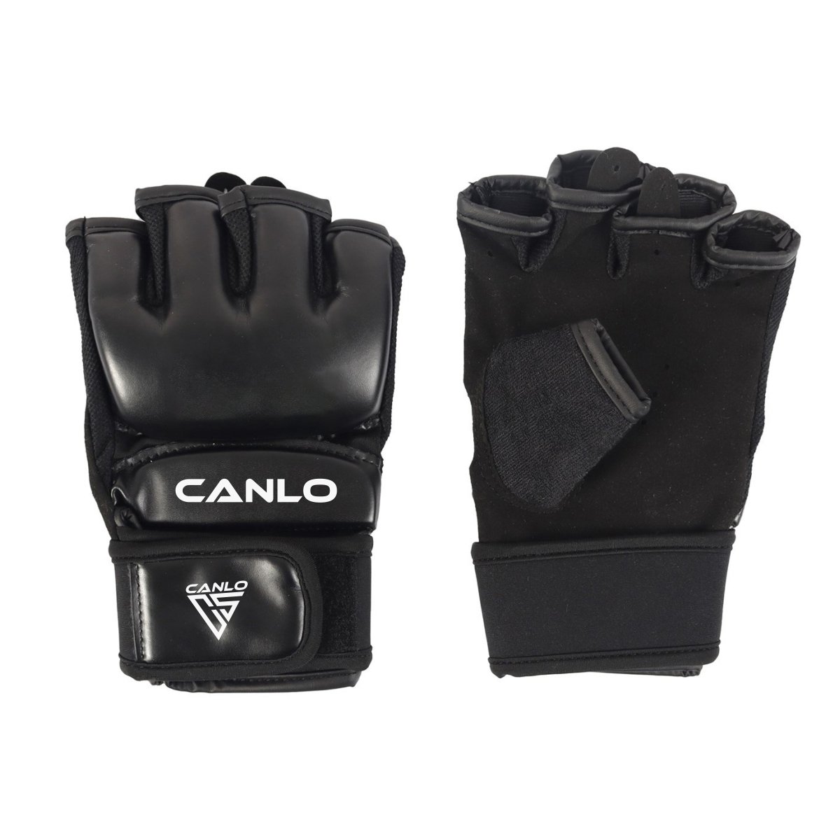 Canlo MMA Strike Gloves - Front view with thick foam padding and ventilated design