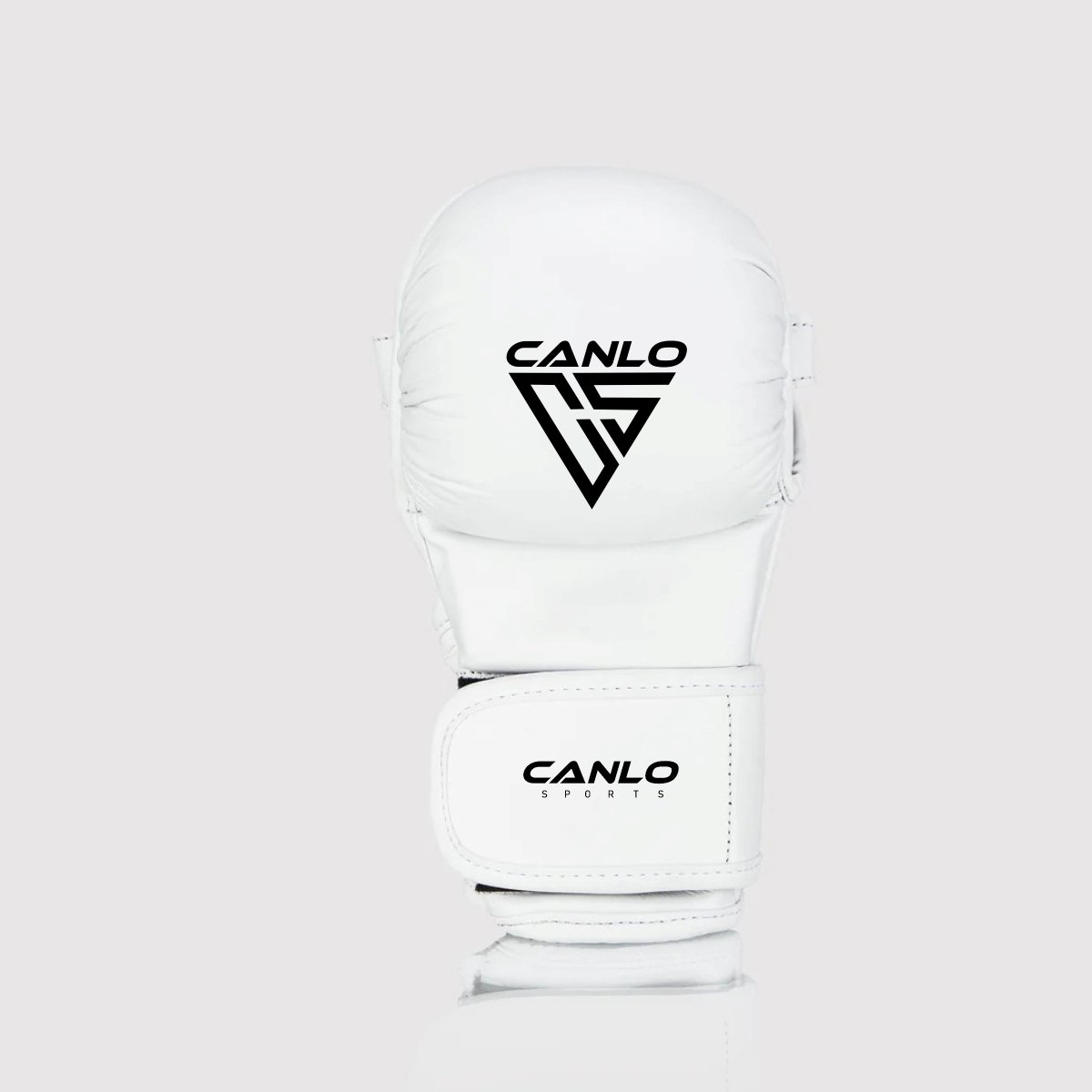 MMA Shooter Gloves - Side view with elastic and velcro closure system
