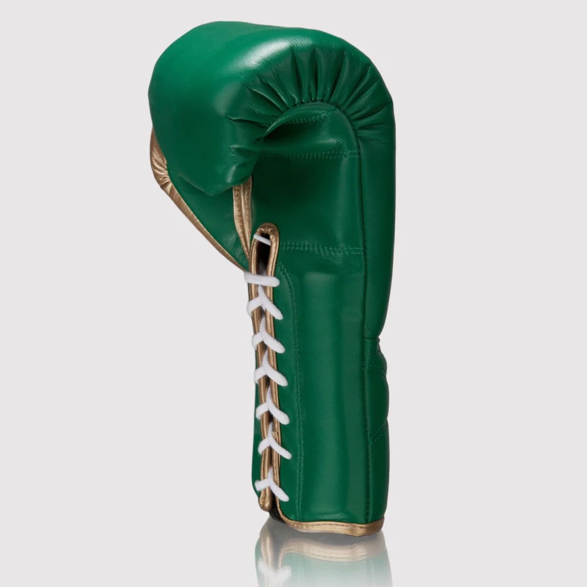 Canlo Superlace Gloves Green - Lace-up closure detail