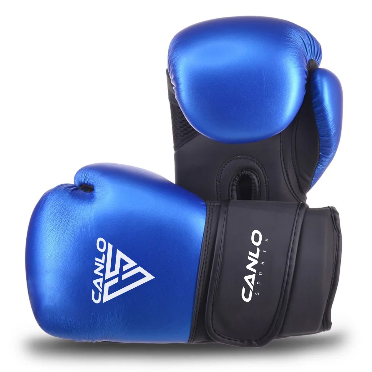 Canlo Blue Junior Boxing Gloves for Kids - Youth training gloves front view