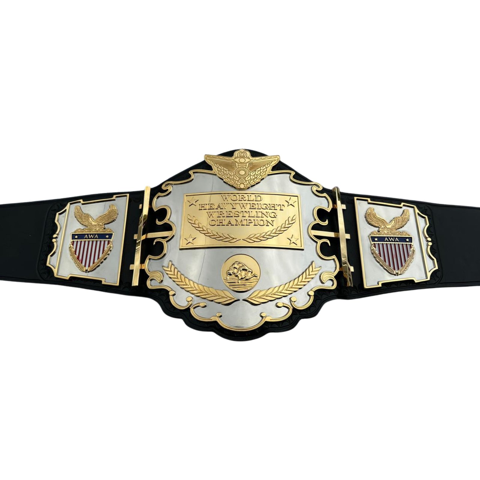 CANLO Championship Belt Deluxe - Premium pure leather champion belt front view