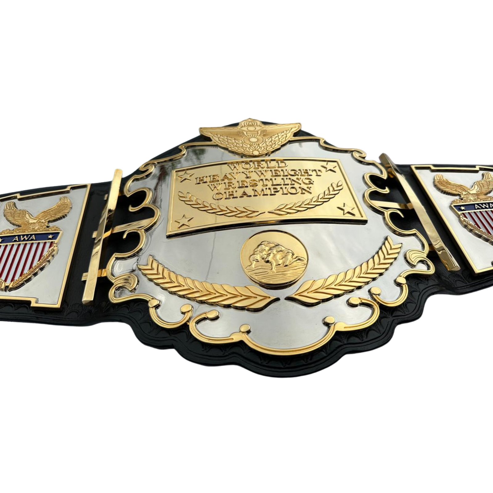 CANLO Championship Belt Deluxe - Detailed deluxe metal plate design