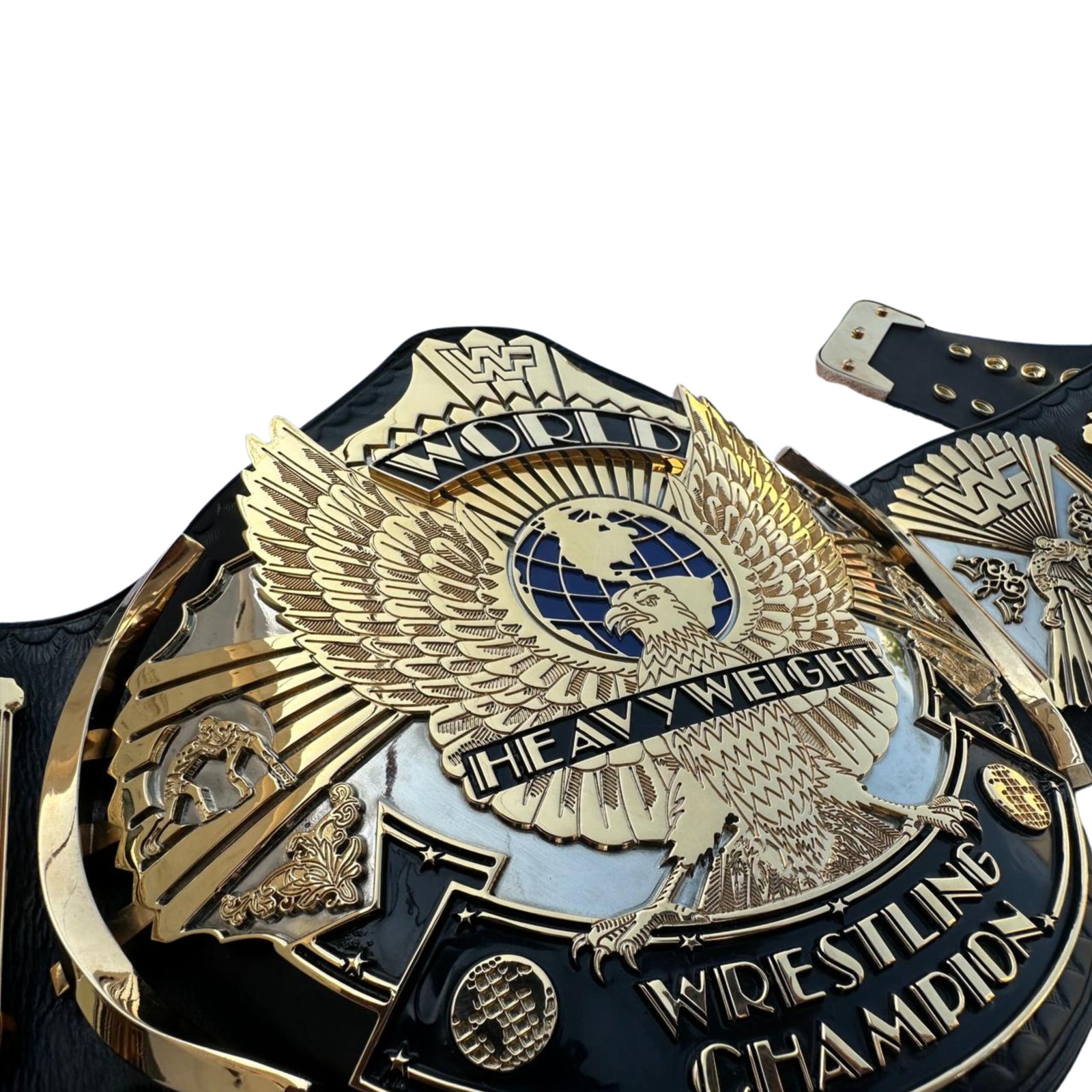 CANLO Championship Belt Pro - Premium metal plate detailing