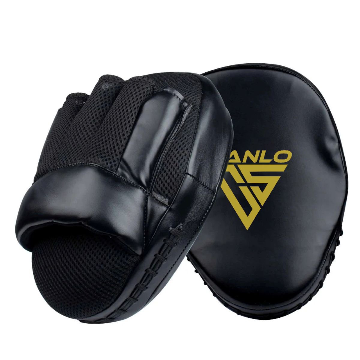 Canlo Speed Coach Focus Pad Black/Golden - Premium coach focus pads front view