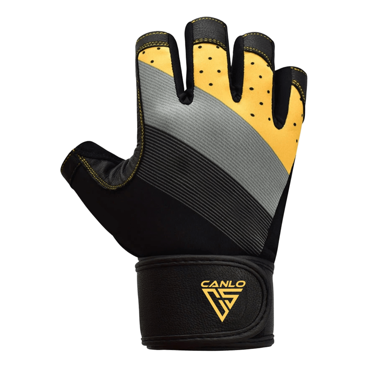 CANLO Gym Gloves with Wrist Strap