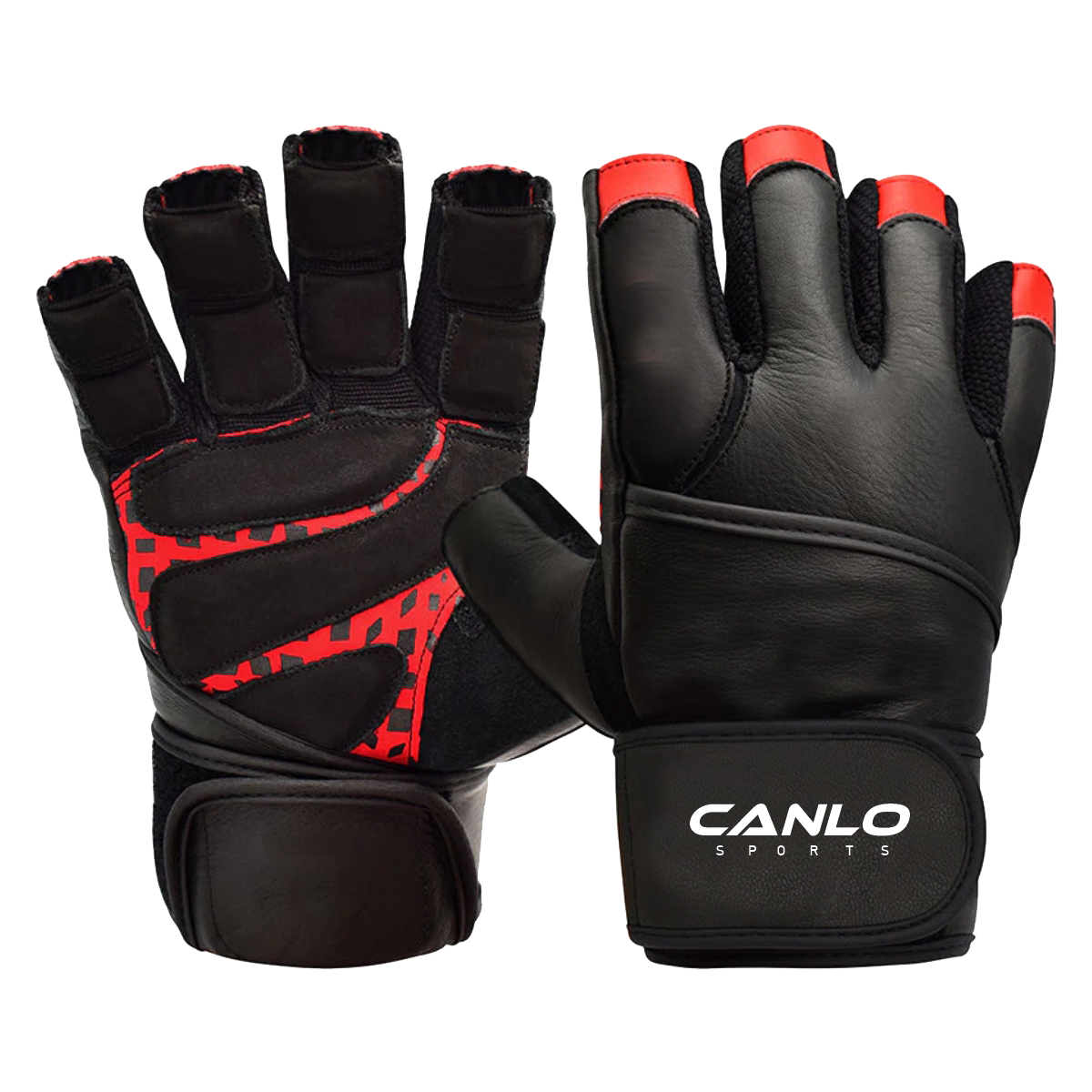 CANLO Leather Fitness Gloves